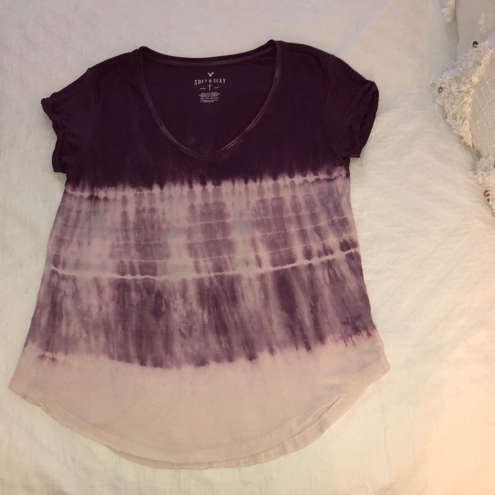 American Eagle purple Soft and Sexy t-shirt
